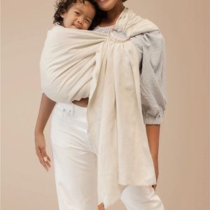 *sold* Linen wildbird ringsling